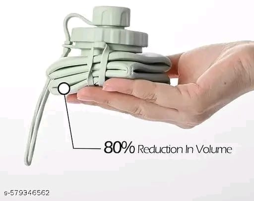 FlexiFold™ Silicone Water Bottle – 600 ml